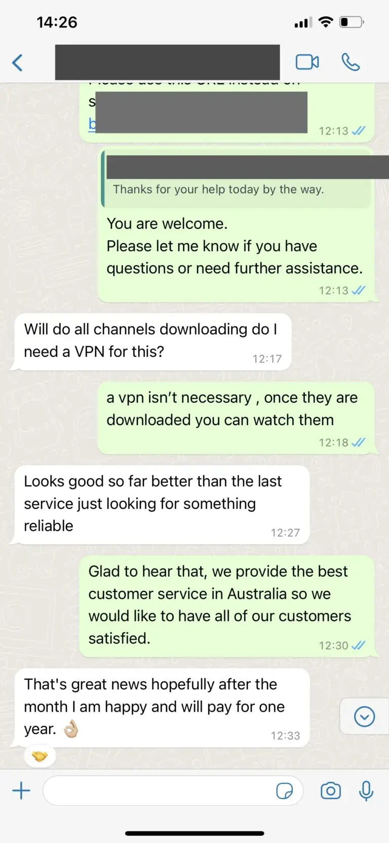 UK IPTV happy customer Netherlands